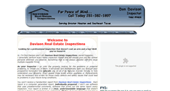 Desktop Screenshot of davisoninspections.com
